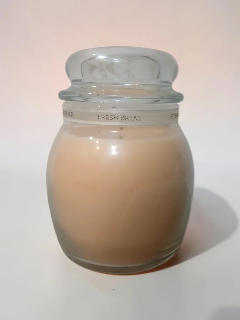 White Barn Fresh Bread Scented Candle in Cream Glass Jar